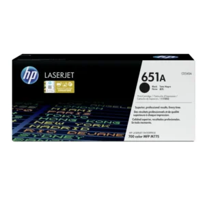HP 651A Black Toner Cartridge 13,500 Pages Original CE340A Single-pack