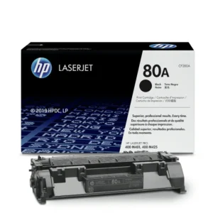 HP 80A Black Toner Cartridge 2,560 Pages Original CF280A Single-pack