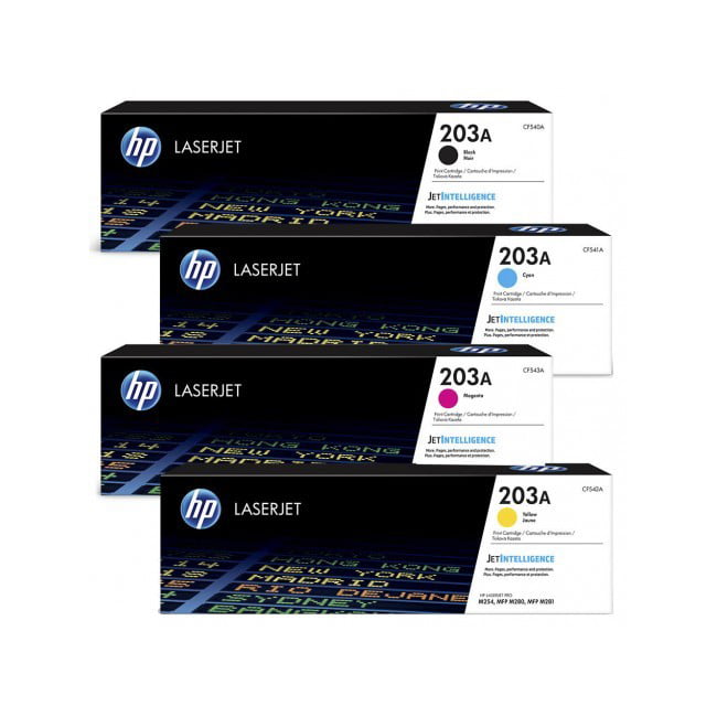 hp_203a_multipack_genuine_toner.jpg HP 203A Black/Cyan/Magenta/Yellow Combo Pack
